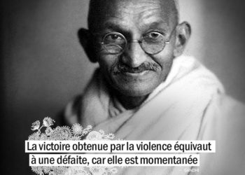 La victoire obtenue par la violence équivaut à une défaite, car elle est momentanée. GANDHI - Graine d'Eden citations