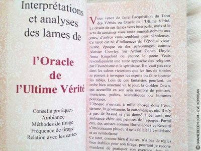 L'Oracle de l'Ultime Vérité de Jaap de Boer - Graine d'Eden Développement personnel, spiritualité, tarots et oracles divinatoires, Bibliothèques des Oracles, avis, présentation, review