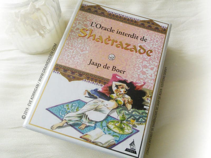 L’Oracle Interdit de Shaerazade de Jaap de Boer review et avis - Graine d'Eden Développement personnel, spiritualité, tarots et oracles cartes divinatoires, Bibliothèques des Oracles, avis, présentation, review , revue