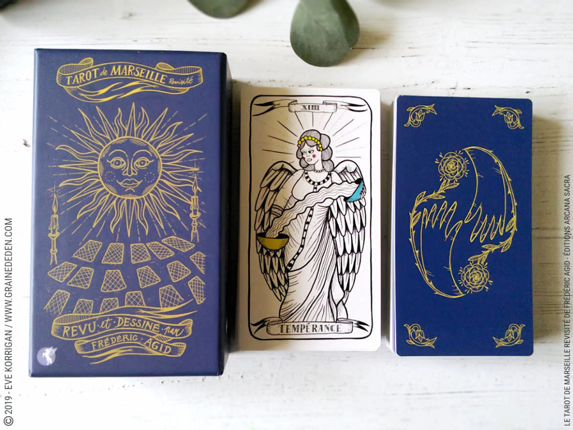 Le Tarot de Marseille Revisité de Frédéric Agid review et avis - Graine d'Eden Développement personnel, spiritualité, tarots et oracles cartes divinatoires, Bibliothèques des Oracles, avis, présentation, review , revue